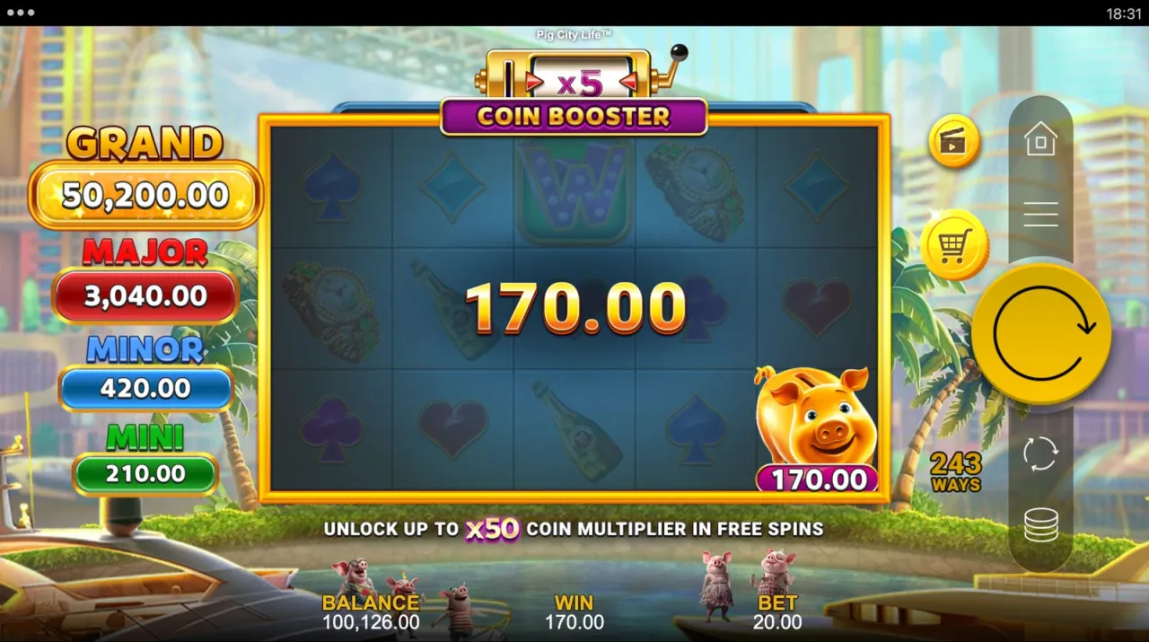 Pig City Life slot