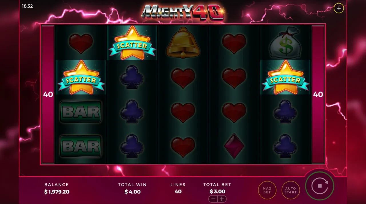 Mighty 40 slot