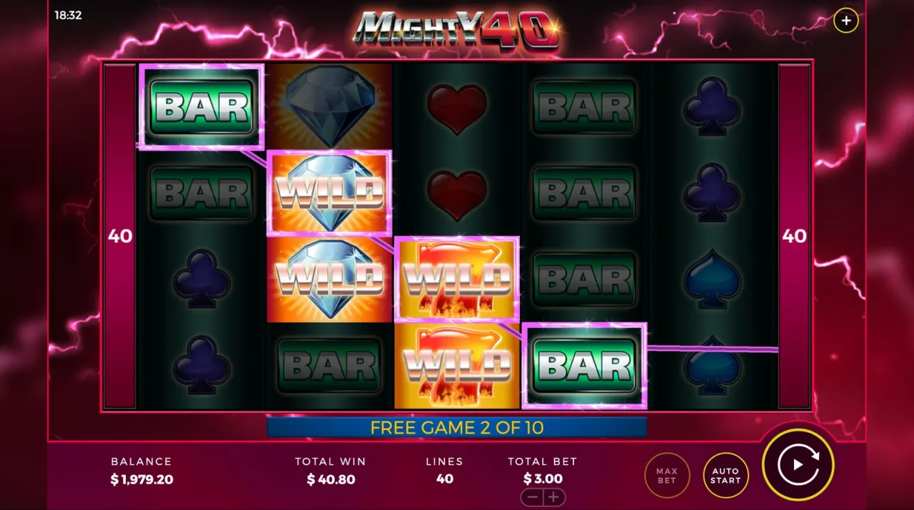 Mighty 40 slot