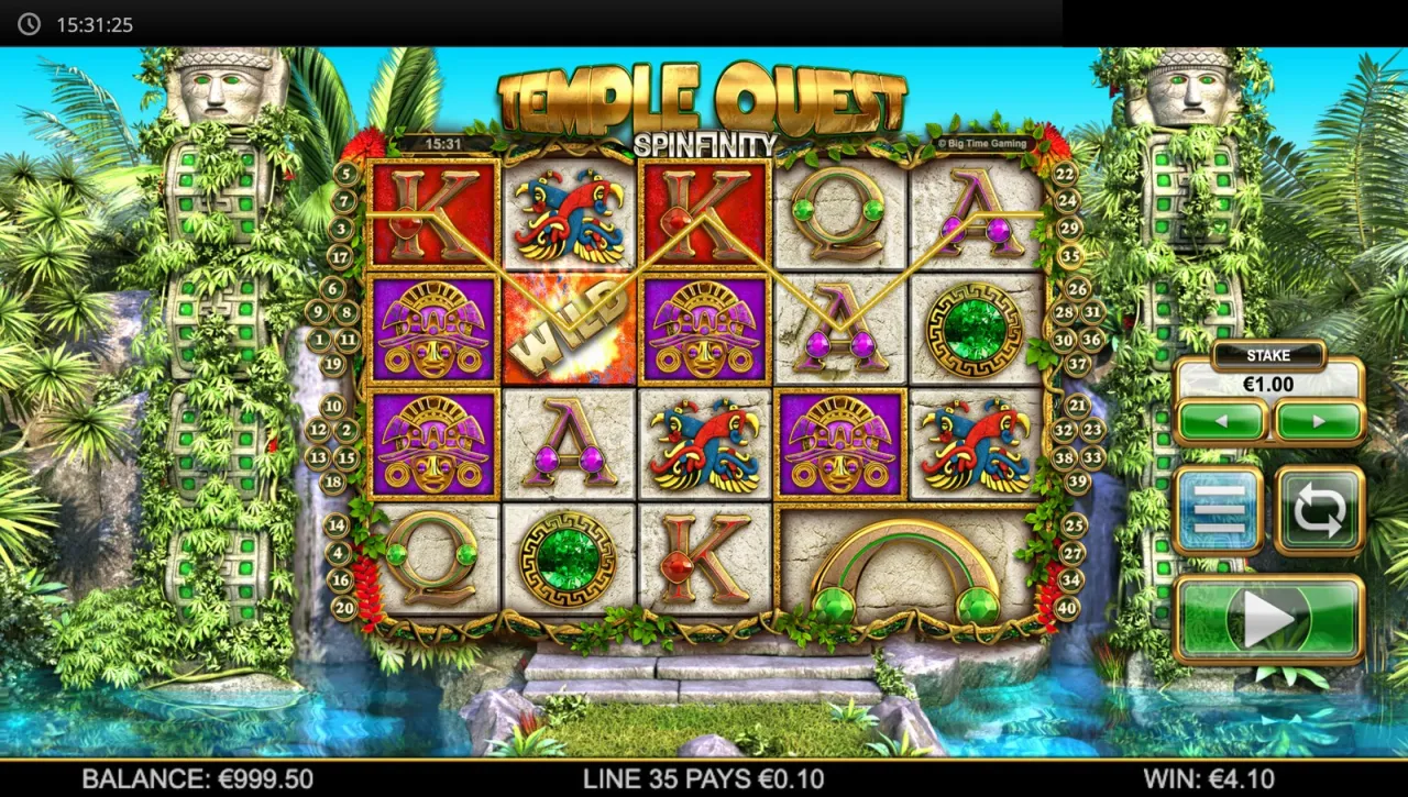 Temple Quest Spinfinity slot