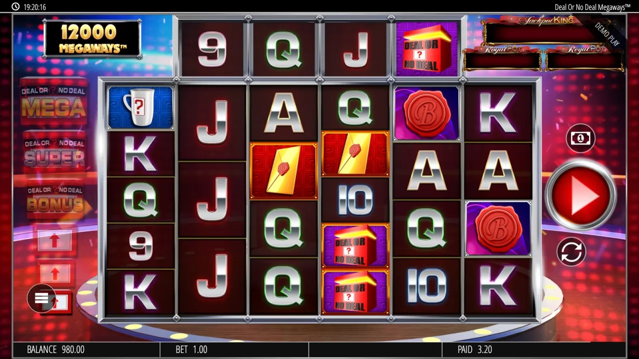 Deal or No Deal Megaways Jackpot King slot