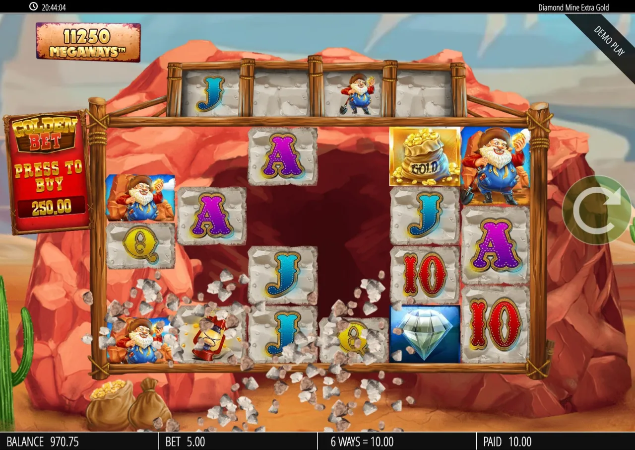 Diamond Mine Extra Gold slot