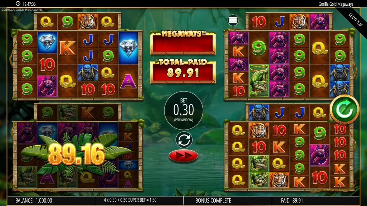 Gorilla Gold Megaways slot