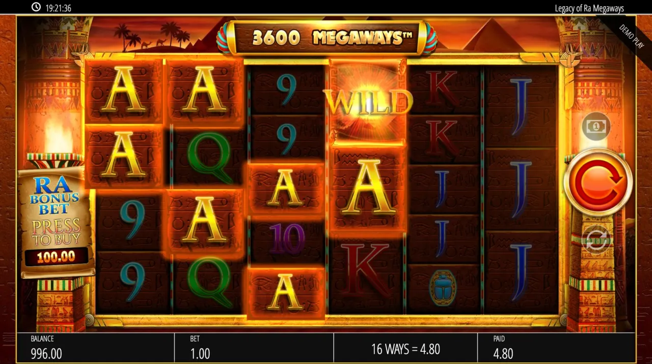 Legacy of Ra Megaways slot