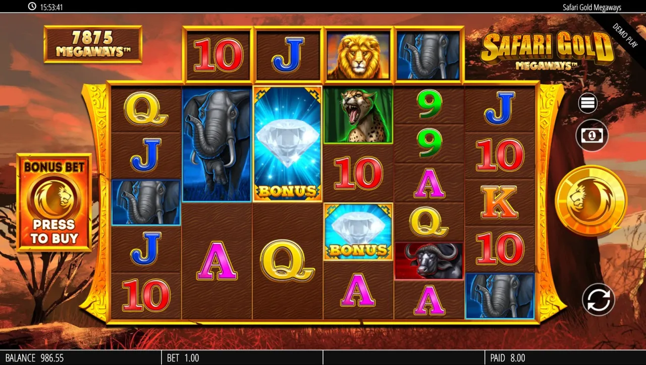 Safari Gold Megaways slot