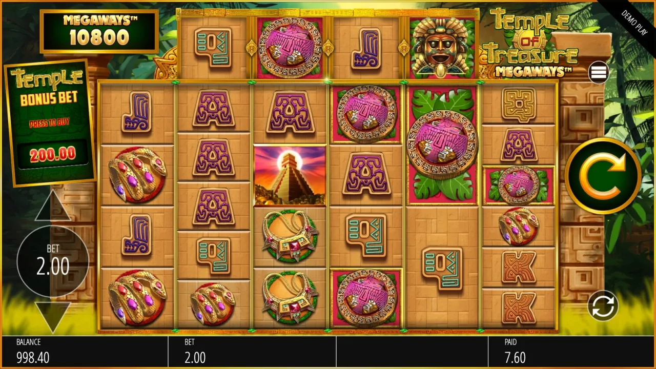 Temple of Treasures Megaways slot