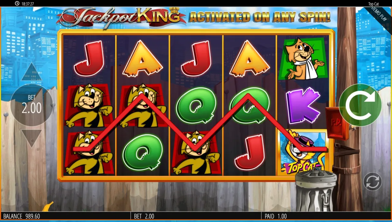 Stacked Top Cat and a fish-bone wild, balance down to 986.60