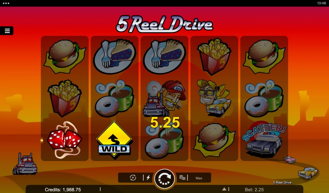 5 Reel Drive slot