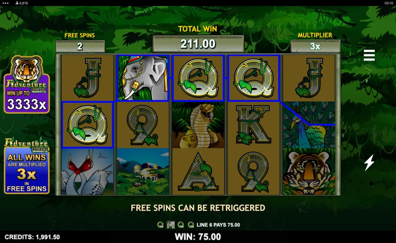 Adventure Palace slot