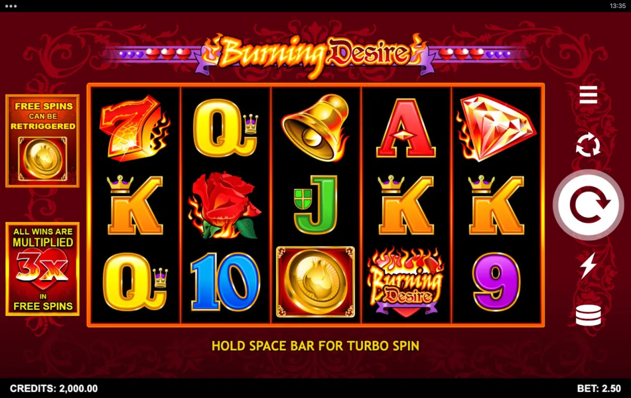 Burning Desire slot