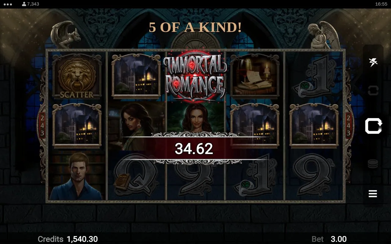 Spin 237 paying a second 60-coin big win with a different premium character symbol stacked across the leftmost reels