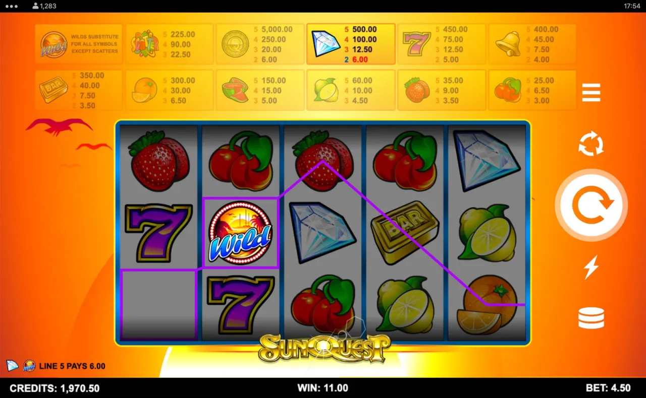 Sun Quest slot
