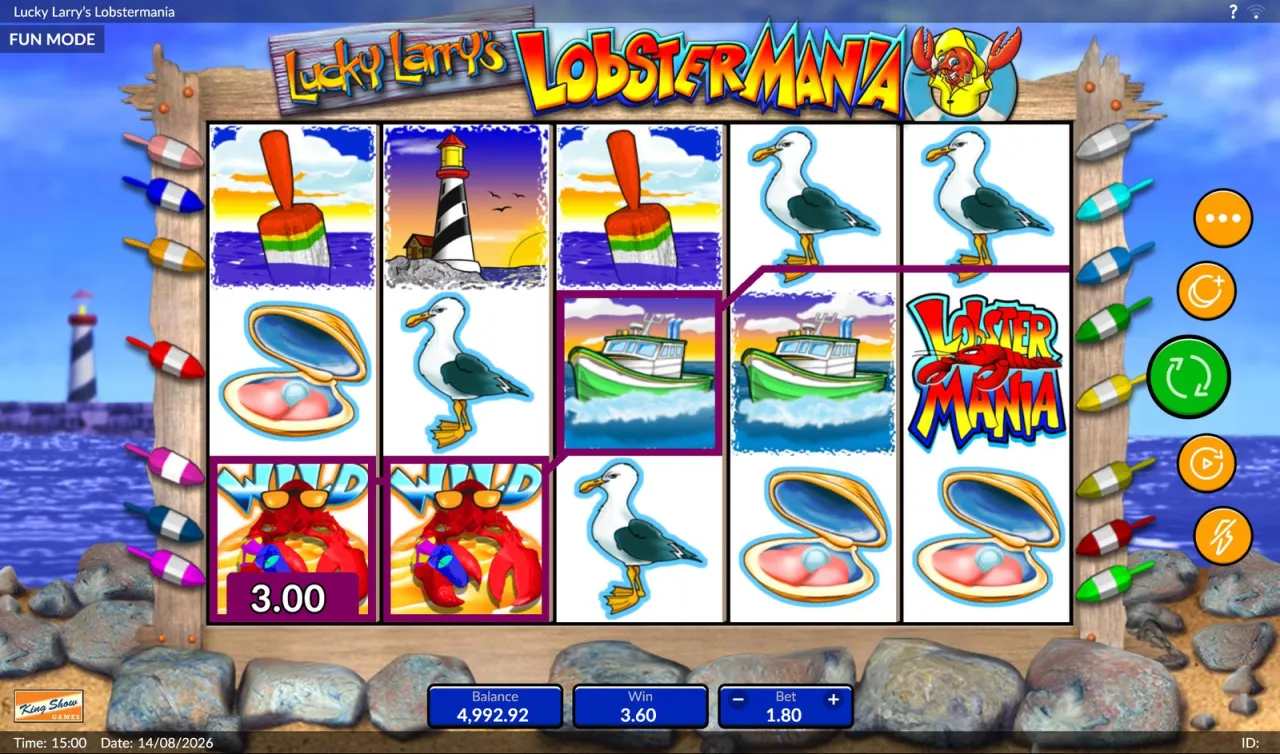 Lucky Larry's Lobstermania slot