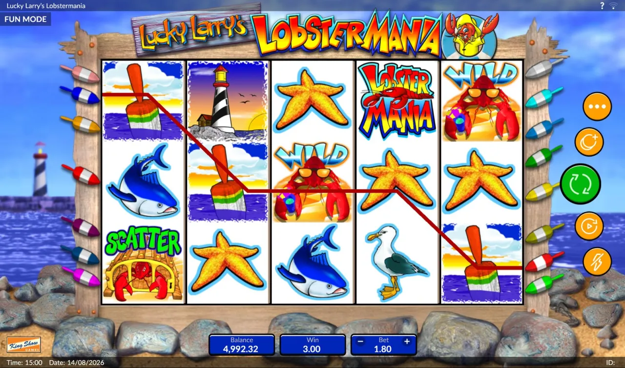Lucky Larry's Lobstermania slot