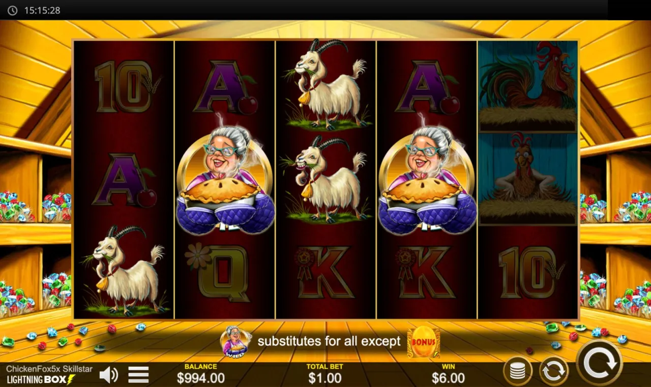 Chicken Fox 5x Skillstar slot