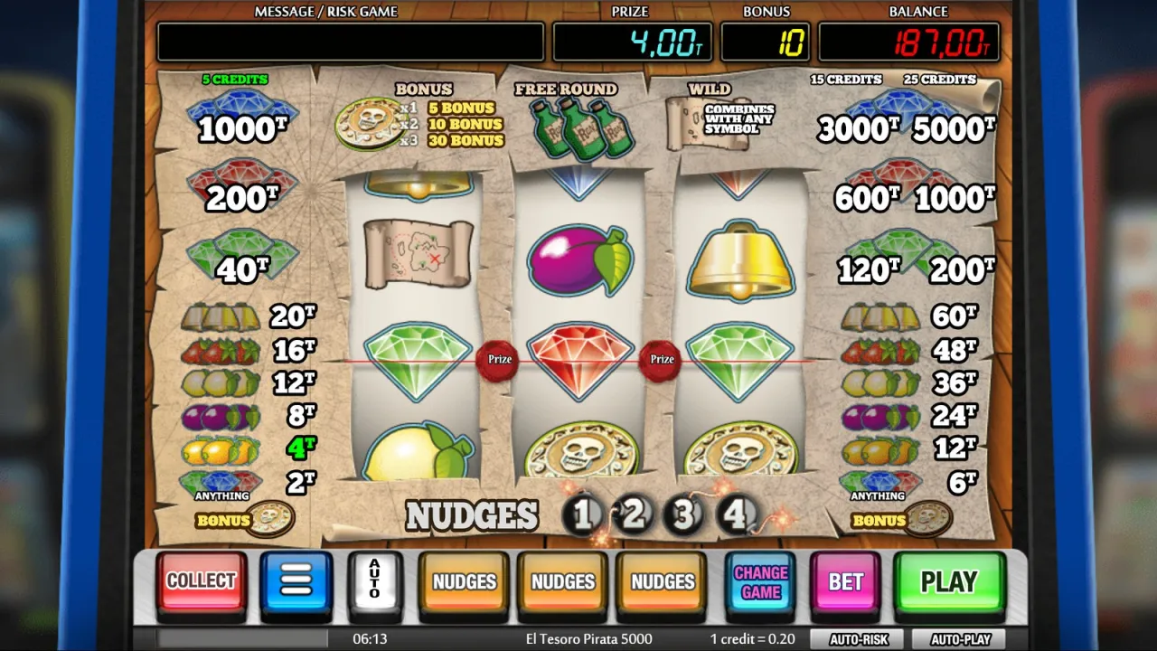 El Tesoro Pirata 5000 slot