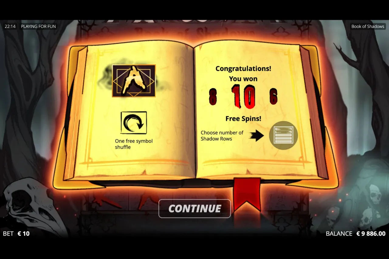 Book of Shadows slot