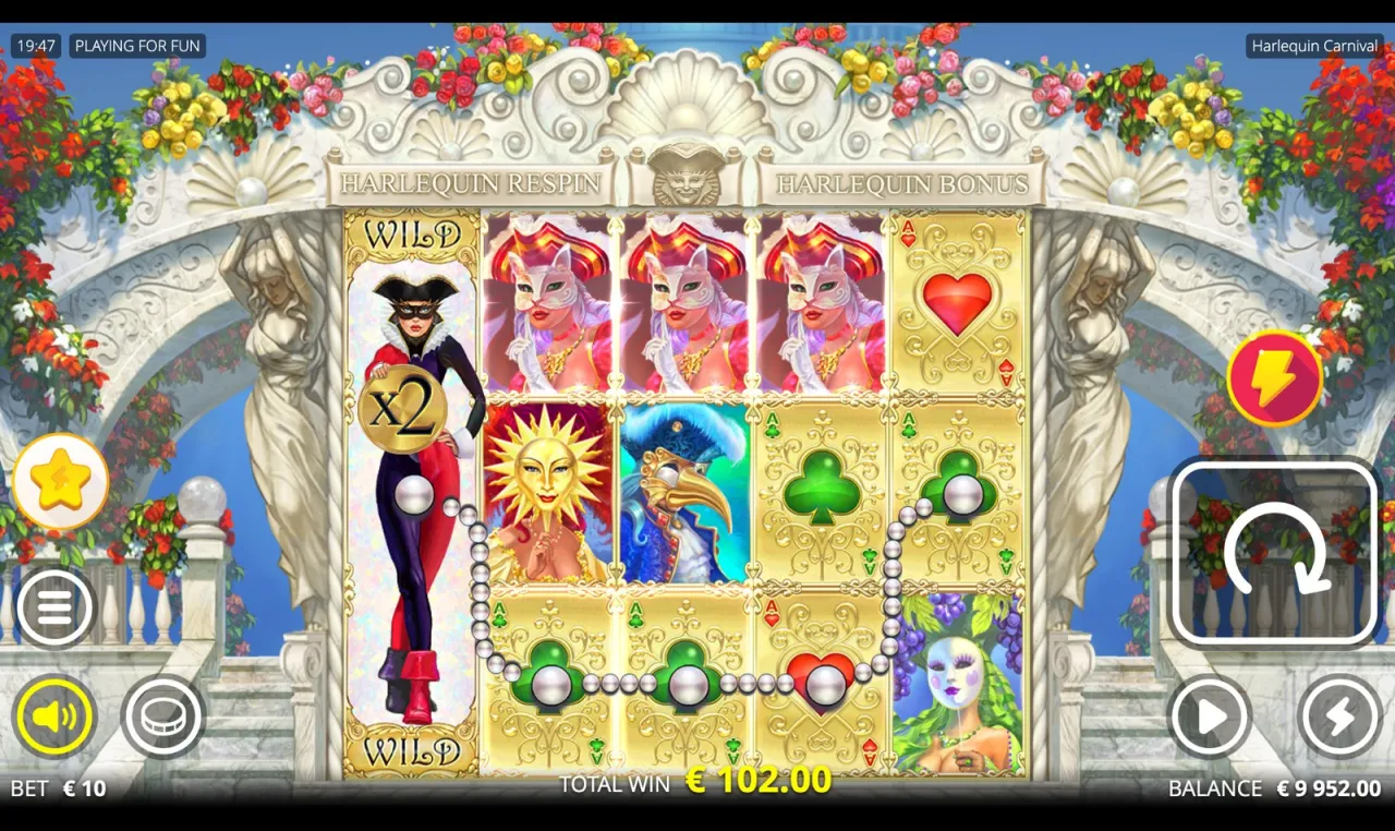 Harlequin Carnival slot