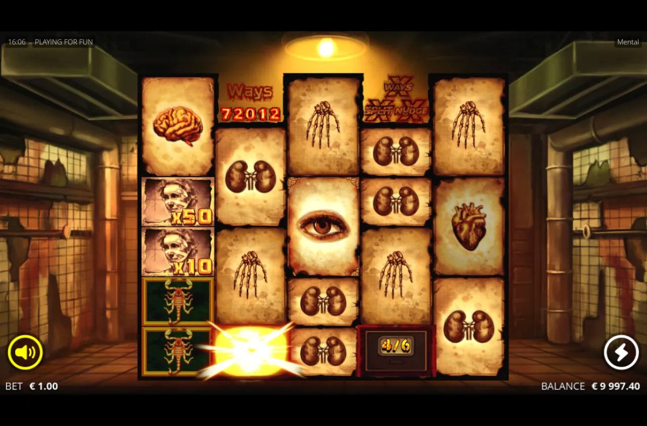 Ways counter at 7,201 with x50 and x10 multipliers on the Spirit Nudge wilds