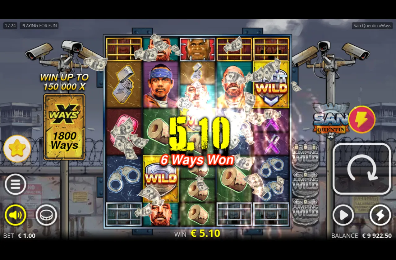 A 5.10 base win on six ways