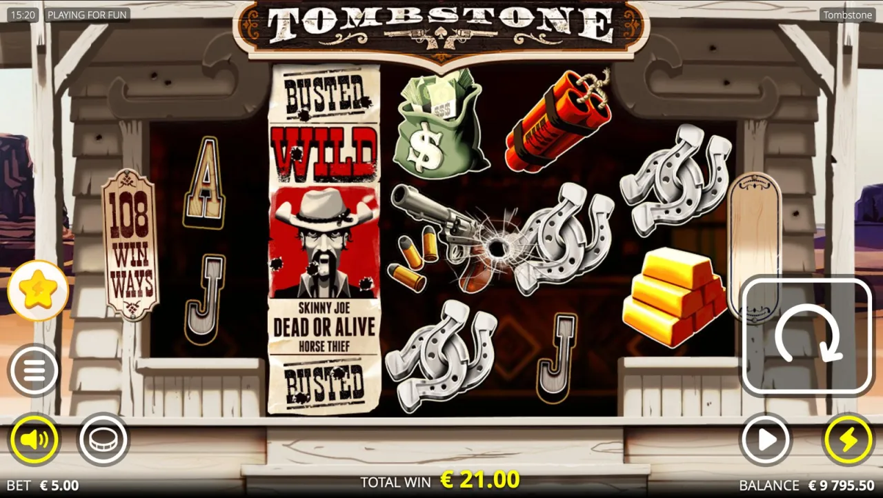 Tombstone slot