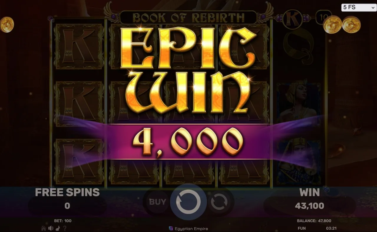 Book Of Rebirth slot