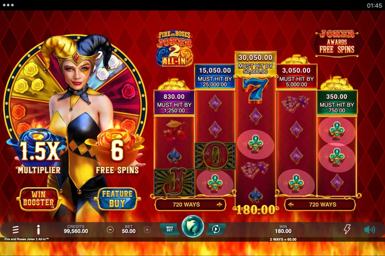 Fire and Roses Joker 2 All-In slot